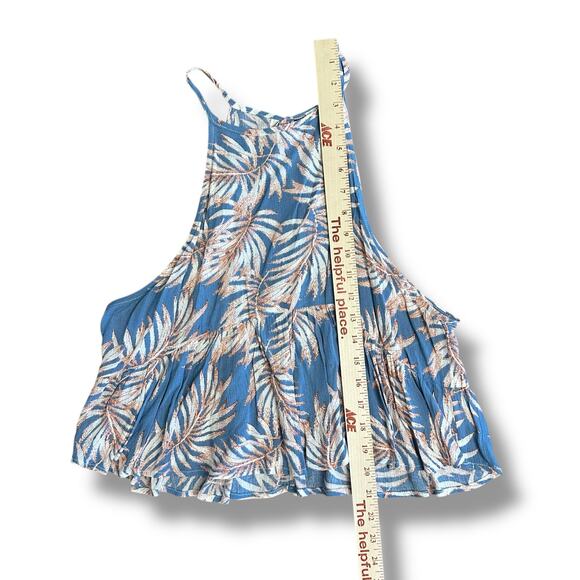 Sadie & Sage Palm Leaf Halter Swing Tank Festival Anthropologie Vibes Medium - Picture 4 of 7